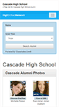Mobile Screenshot of cascadehighschool.net