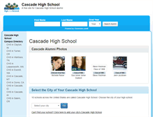 Tablet Screenshot of cascadehighschool.net